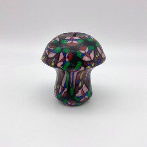 Vintage Mushroom Candle - Purple, Pink and Green Mushroom Candle